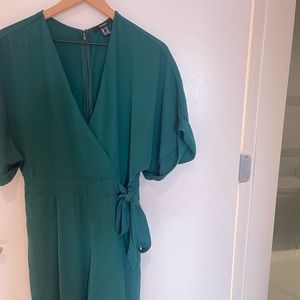 Emerald green jumpsuit